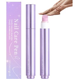 Empujador cutículas 2 en 1, bolígrafo aceite, pen amortiguador uñas, eliminación cutículas uñas agrietadas divididas nutritivas pen portátiles cuidado nails nails secas dañadas hidrata ilumina (1pcs)