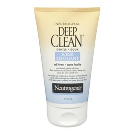 Neutrogena Exfoliating Face Scrub, Deep Clean Gentle Facial Scrub, 125 mL