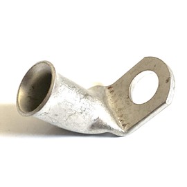 AC/DC WIRE AND SUPPLY 4 Ga. #10 Stud Corrosion-Resistant Copper Lugs - 90 Degree - (Pack of 5)