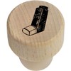 19mm 'Medical Inhaler' Wooden Bottle Stopper/Cork (BS00010978)