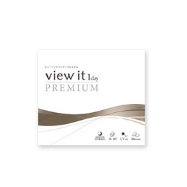 コンタクトレンズ ワンデー ビューイット PREMIUM 1day【30枚】 UVカット シリコーンハイドロゲル 酸素透過率187Dk/L[-3.75]