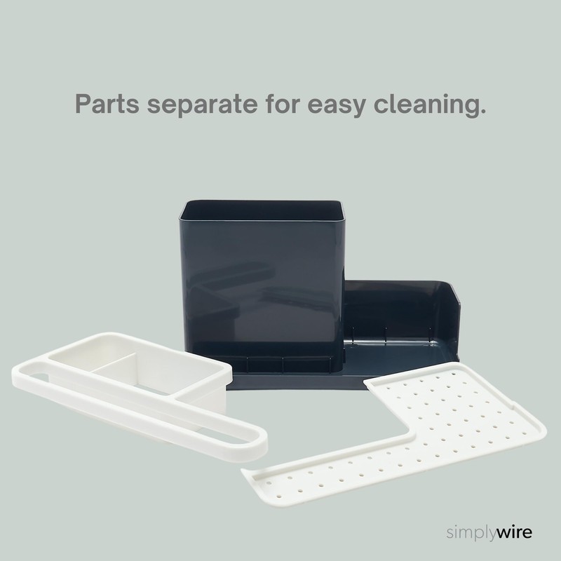 simplywire – Sink Tidy/Caddy – Kitchen Sink Organiser – Removable