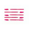 Eziglide Ballpoint Pink Pens, Pack of 50 Ballpoint Pens, Smooth