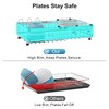 GSlife Large Capacity Expandable Dish Drying Rack with Absorbent Mat,