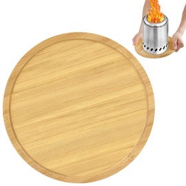 Tabletop Fire Pit Mat for Solo Stove Mesa & Solo Stove Mesa XL, Heat Resistant Mat for Solo Stove Tabletop Fire Pit, Bamboo Solo Stove Accessories to Protect Countertop and Table - (Solo Stove Mat)