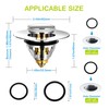 Bevy Designs Bathroom Sink Plug, Kitchen Sink Strainer | Universal