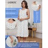 Hospital Gowns for Women Tear Away Snap Open Back Post