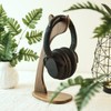 kalibri Wooden Headphone Holder Stand - Universal Wood Slim Headset