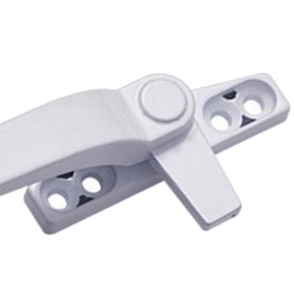 zalati Universal Right Left Hand Window Handle Aluminum Alloy Window Handles with Locks for Double Glazing Switch Window Door Security Left Handle Bar White