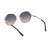 GUESS Geometric Stone Sunglasses