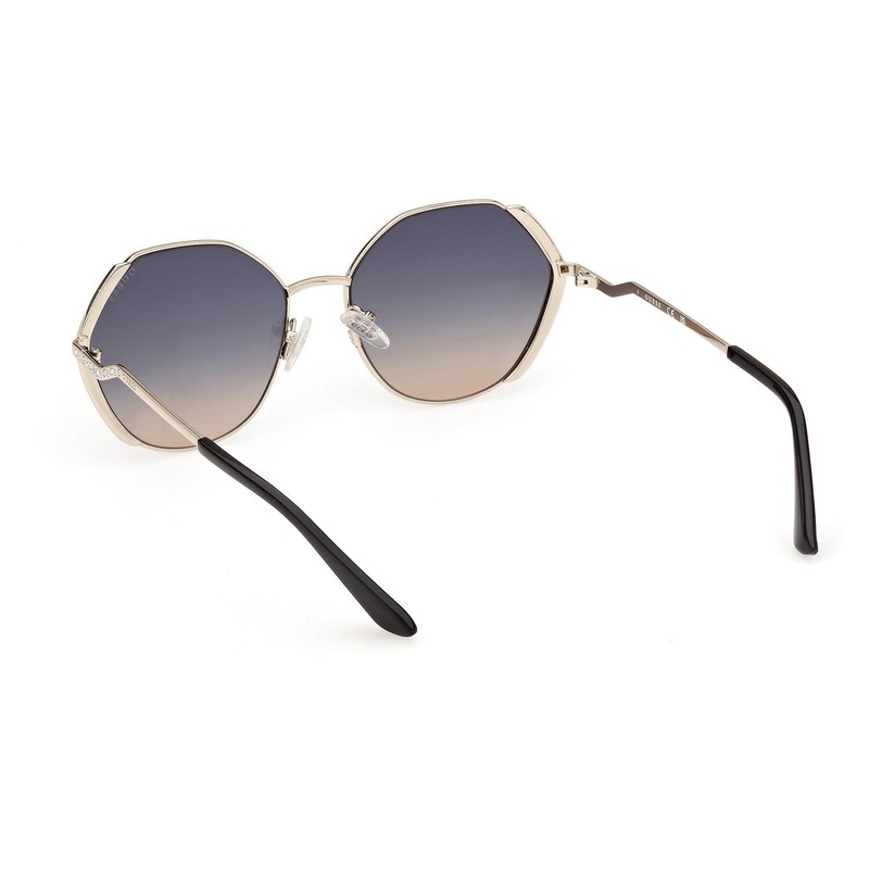 GUESS Geometric Stone Sunglasses