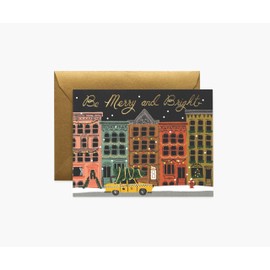 RIFLE PAPER CO. Nutcracker Ballet Greeting Card | Blank Interior, Create Your Thoughtful Handwritten (Crafted in the USA) | Gold Metallic Foil Stamped