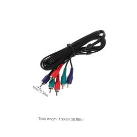 CAXUSD Male to Male Audio Video Component Cable Durable Connector for Tvs and Theater Systems Ensures Signal and High Definition Quality