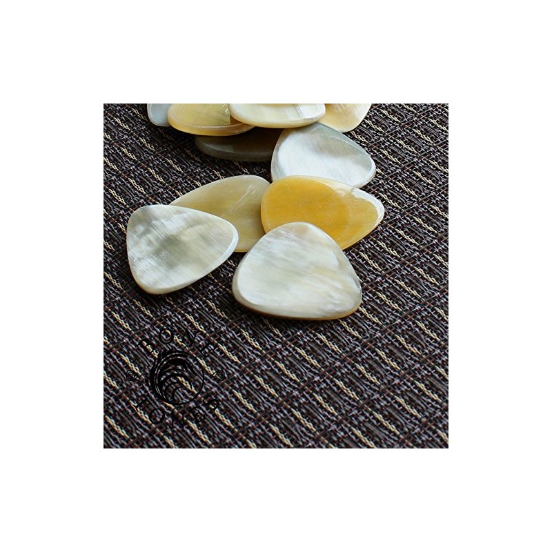 Bone Tones - White Horn - Guitar Pick