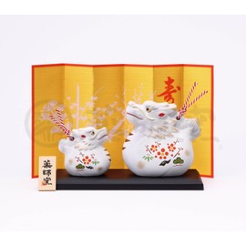 Yakushigama Nishikisai Shofuku Juzatsu Tatsu Dochin Bell (62), Zodiac Sign, 2024, New Year, Figurine, Interior, Lucky Charm