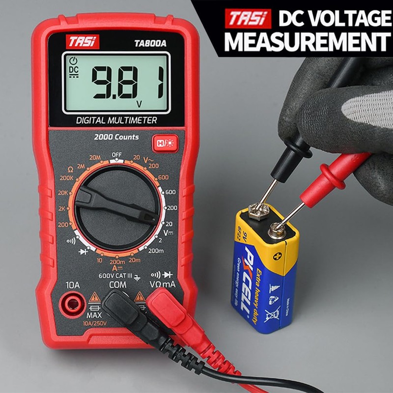 Yiko Multimeter Digital, Multitester NCV, Voltmeter Ohmmeter Ammeter TRMS 4000