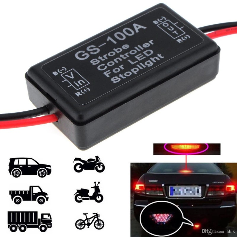 SparkHID Universal 3rd Brake light Stop Light Pulsing Strobe Flash