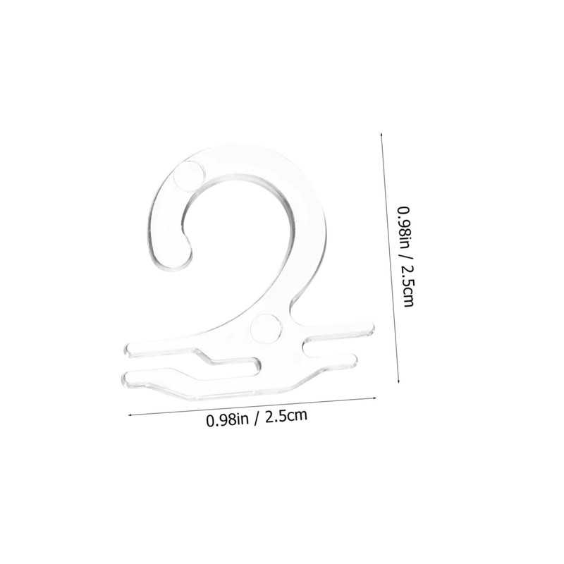Gatuida Plastic Sock Hangers for Retail 300pcs Hooks Sock Display