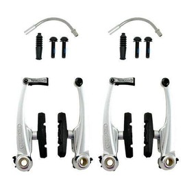 TEKTRO 857AL Linear Pull Brake Set Long Arms 110mm, Silver, MH1814