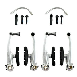 TEKTRO 857AL Linear Pull Brake Set Long Arms 110mm, Silver, MH1814