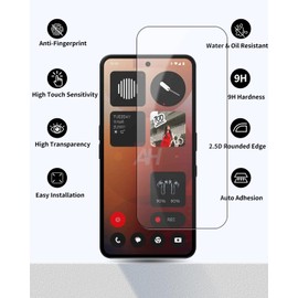 YANMONGI （2 Pack） for Nothing Phone (3a)/(3a) Pro Screen Protector Tempered Glass,Anti Scratch, Bubble Free,Easy Install