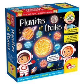 I'm A Genius TS Planeten et Stars, a learning and fun quiz game in the form of a course for children aged 5 and up