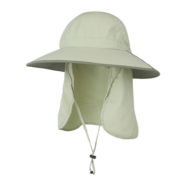 Juniper Taslon UV Folding Large Brim Hat, Medium/Large, Khaki