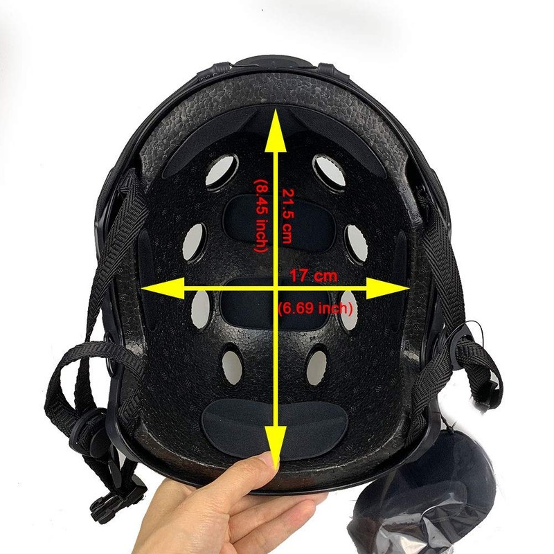 ATAIRSOFT BJ Type Airsoft Helmet Fast Paintball Tactical Helmet (TAN)
