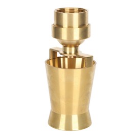 Water Fountain Nozzle Spray, 1.5 Inch Female Thread, Brass, Easy to Install Ice Tower Nozzle Pond and Fountain