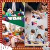 Coopay 250 Pcs Plastic Poker Chips for Texas Hold'em, Blackjack,