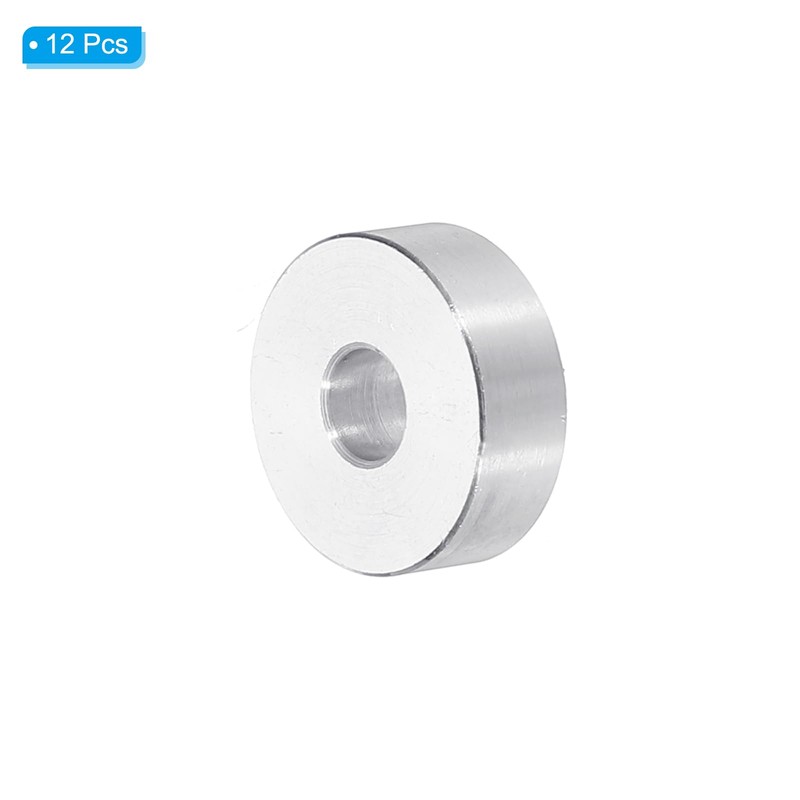 PATIKIL M6 Aluminum Spacers, 12pcs 1/4" x 3/4" Round Metal