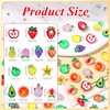 3D Cartoon Fruit Nail Art Charms, 15 Grids Mixed Assorted