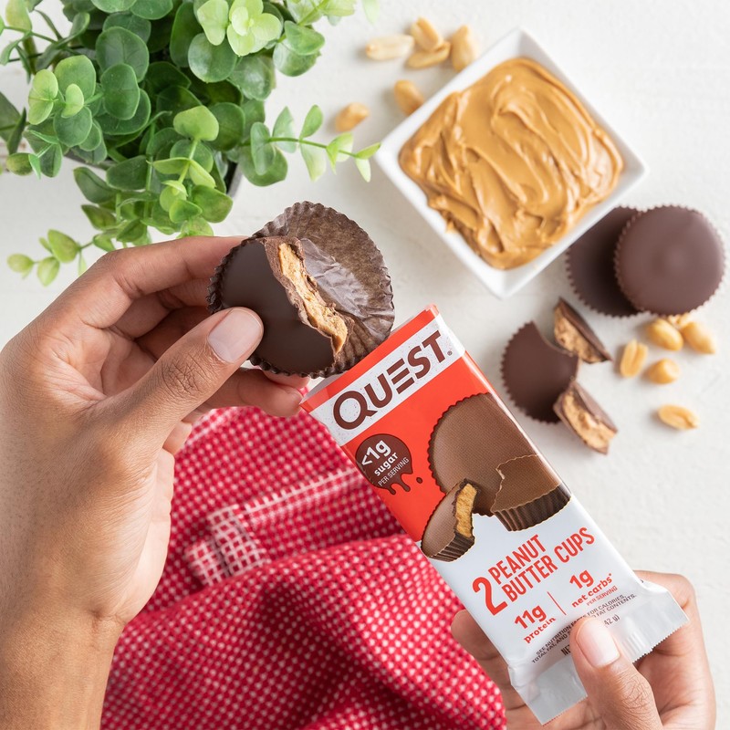 Quest Nutrition Peanut Butter Cups, 11g Protein, 1g Sugar, Low