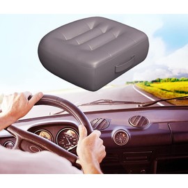drivers seat booster cushion for adults/Car Booster Seat for Short Drivers/Increase The Field of View by 12cm/ 4.7in,Improve comfort，Ideal for suitable for car/office/home/wheelchair/Black