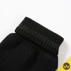 WANDER Men's, Women's Athletic Ankle Socks 8 Pairs Thick Low Cut Socks Cushion Running Socks for Men Sport Cotton Socks(8 Pair Black, Socks Size:12-15)