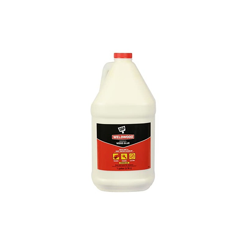 DAP Weldwood Original Wood Glue, Yellow, 1 gal (7079800498)