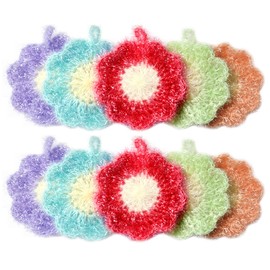 반짝이 아크릴 수세미 플라워 Glitter Acrylic Scrubber Flower
