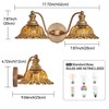 XIEDUN Tea 2 Light Vanity Light Bathroom Light Vanity Lights
