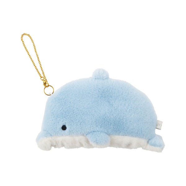 Libuhaato 18301-61 Flat Pouch Marshmallow Animal Aquamier Dolphin (Total Length: Approx. 5.5 inches (14 cm) Sea Life Accessory