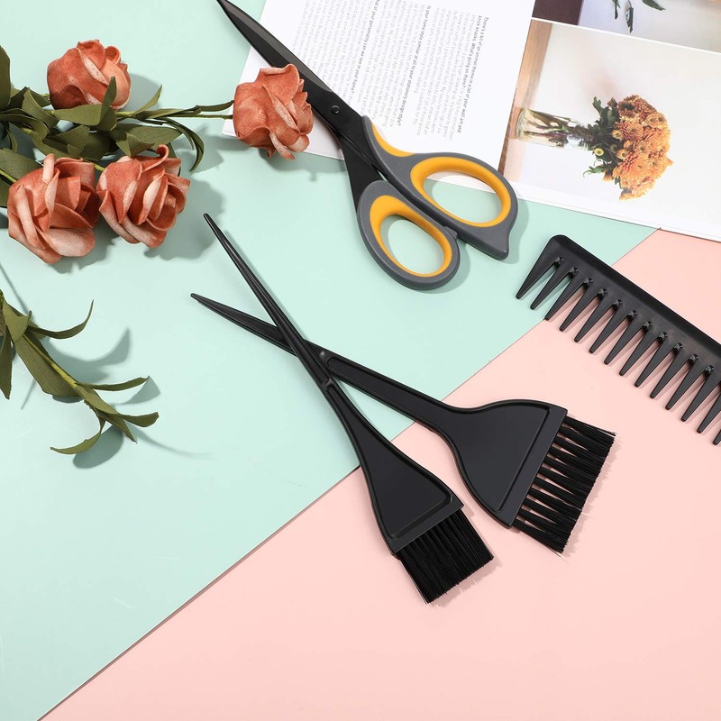 2 Pieces Hair Coloring Brush Hair Dye Tools Set for
