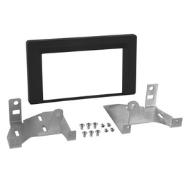 Mounting frame for double DIN car radio in Toyota Aygo X (AB7, 2022-2023) – matte black