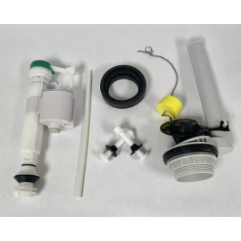 NUFLUSH Aquasource Toilet 2.5-inch Flush Valve and Fill Valve with Bolts, and Gasket