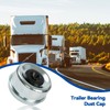 OEMASSIVE 4pcs 2.44" Trailer Bearing Dust Cap, Bearing Buddy Caps,