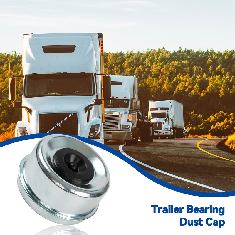 OEMASSIVE 4pcs 2.44" Trailer Bearing Dust Cap, Bearing Buddy Caps,