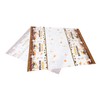 COLLBATH Dinner Tablecloth Waterproof Plastic for Home Decor Construction Theme