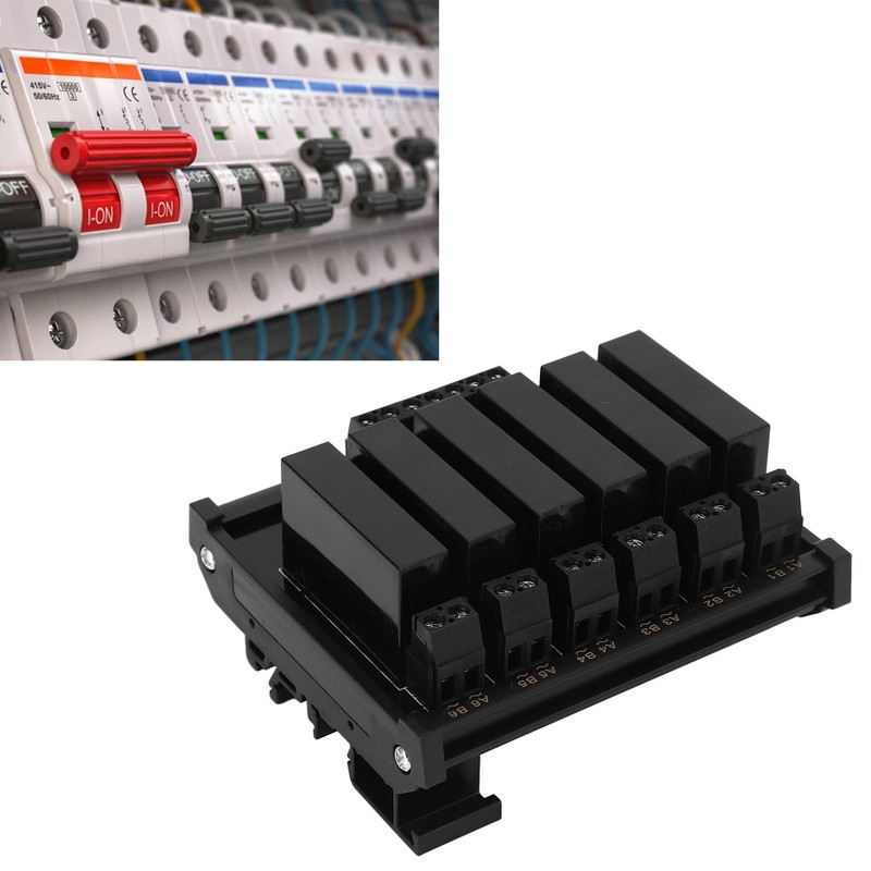 6 Channel DC to AC Solid State Relay 3‑32VDC Input