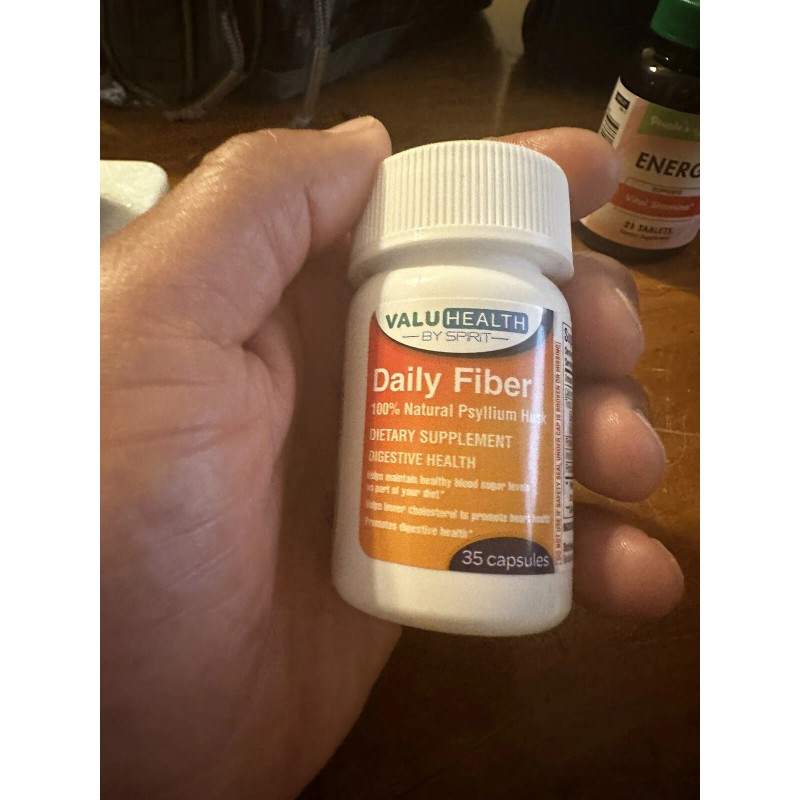 VALU HEALTH BY SPIRT 1-DAILY FIBER DIGESTIVE HEALTH LOWER CHOLESTEROL