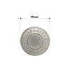 Trimming Shop 17mm Brass Replacement Jeans Buttons Fastener with Back