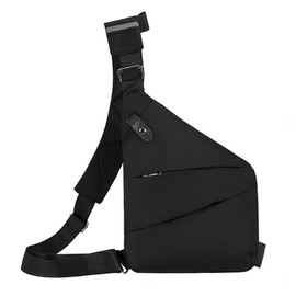 TianChgWei One Piece Convenient Anti Theft Bag Lightweight Travel Anti-theft Chest Bag Comfortable Shoulder Sling Bag for Travelling Hiking Cycling Outdoor