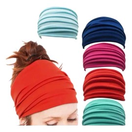 Diadema Para Cabello Flexible Scrunchie Banda De Tela 1pz